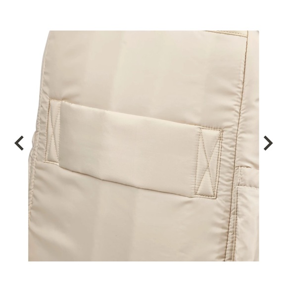 Calia Women’s Luxe Travel Backpack Quilted Puffer style Khaki Sand - Picture 5 of 6